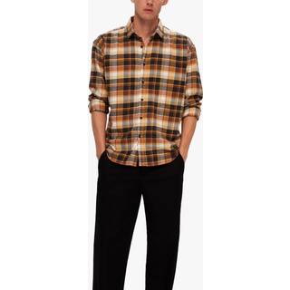 SLHREGOWEN-FLANNEL SHIRT LS CHECK W