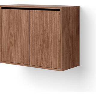 New Works Cabinet Reol Høj Med Døre Valnød