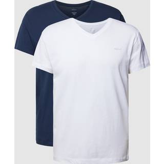 GANT 2-Pack Crew Neck T-Shirt Navy/White