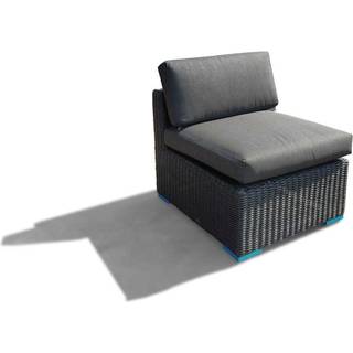 Vita lux midt-modul til sofasæt - sort