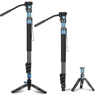Sirui P-424FL+VA-5 Multifunction Monopod Carbon with Video Head VA-5