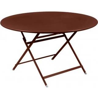 Fermob - Caractère Table 128 cm Red Ochre 20 - Udendørs spiseborde