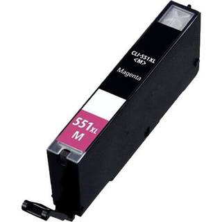 Canon CLI-551XLM / 6445B001 magenta XL blækpatron - Kompatibel