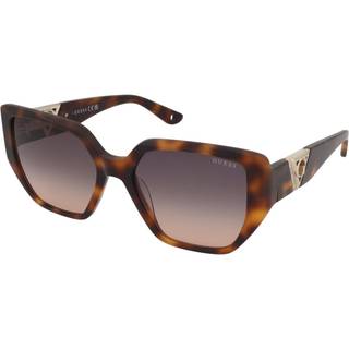 Guess Kvinde GU7892 52B Solbriller Acetat Havana Røg Geometrisk Normal Skygge