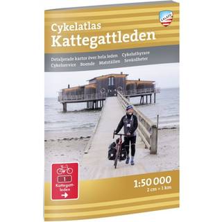 Calazo förlag Cykelatlas Kattegattleden 1:50.000 NoColour, OneSize
