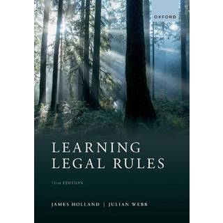 Learning Legal Rules