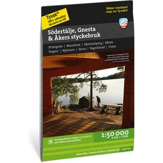 Calazo förlag Södertälje Gnesta Åkers styckebruk 1:50 000 NoColour, OneSize