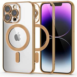 iPhone 14 Pro Tech-Protect MagShine Cover - MagSafe-kompatibelt - Guld