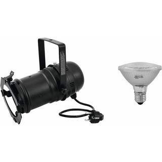 Eurolite Set PAR-30 Spot bk + PAR-30 230V SMD 11W E-27 LED 3000K fåøjepå spotbk