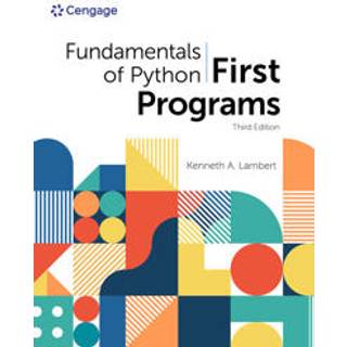 Fundamentals of Python: First Programs