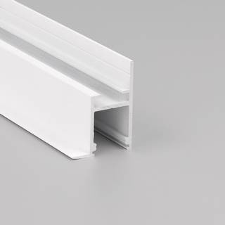 2m aluprofil FRAME14 BC/Q - Hvid lakeret, indspartling, LED skinne