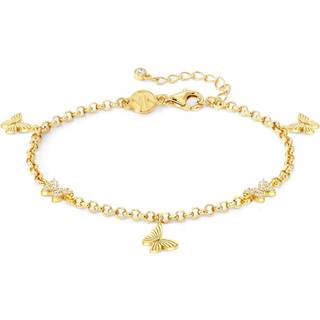 Nomination TrueJoy Gold Crystal Butterfly Bracelet - 16cm