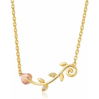 Tree of Life® 9ct Solid Gold Vine Necklace with Diamonds