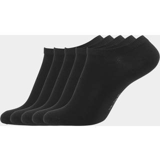 Sorte footies i bambus som er åndbare fra Copenhagen Bamboo, 45/49
