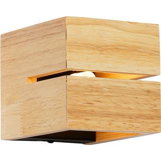 Rustik væglampe egtræ 9,7 cm - Transfer Groove