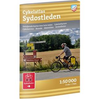 Calazo förlag Cykelatlas Sydostleden 1:50.000 NoColour, OneSize