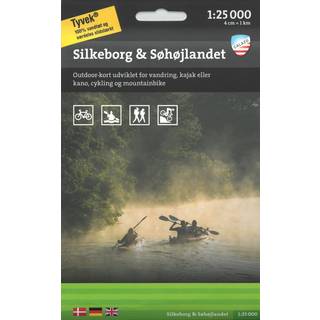 Calazo förlag Silkeborg & Søhøjlandet 1:25.000 NoColour, OneSize