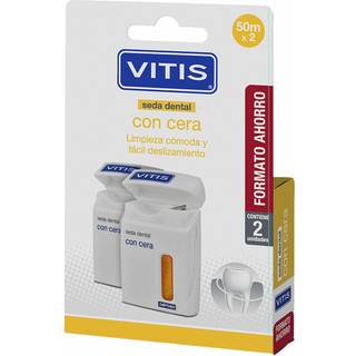 VITIS Tandtråd 2 x 50 mtr. Easy-Glide Cleaning Waxed