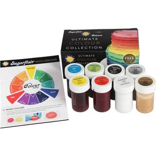 Sugarflair Ultimate Pastafarve Sæt - 8x25g