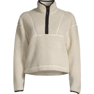 Casall Women's Pile Half Zip Off White, L