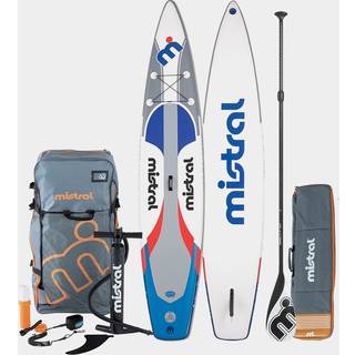 Oppustelig SUP Mistral Spirit Race 12'6, 381 x 71 x 15 cm + pagaj + håndpumpe + transporttaske + reparationssæt