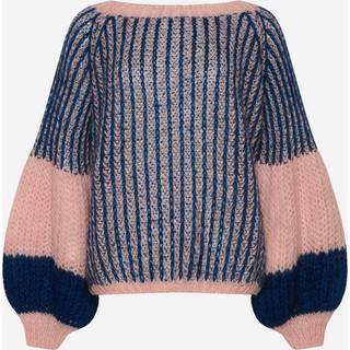 Noella Sweater - Liana - Rose/Navy