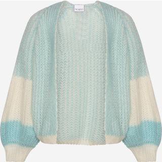 Noella Liana Knit Cardigan Lightblue/White