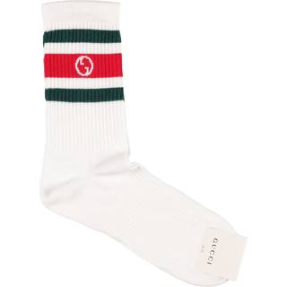 Gucci Interlocking G cotton-blend socks - white - L
