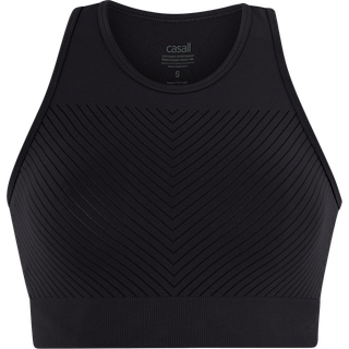 Essential Block Seamless Sport Top - Black