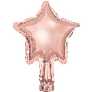 25 stk Magiske Rose Guld Stjerne Folieballoner - 5"