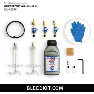 Bleedkit Set for SRAM Hydraulic Brakes Workshop Dot