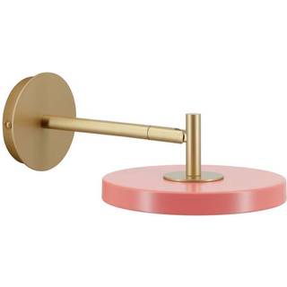 Asteria væglampe kort, rose/messing