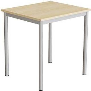 Bord Combi 200, 700x600 mm Højde 720 mm Lyddæmpende birk laminat på alugråt understel