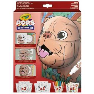 Crayola POPs: 3D-malerbøger - Dyr