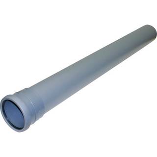 Gelia Rør med 1 muffe PP, indvendigt afløb 75x2000 mm