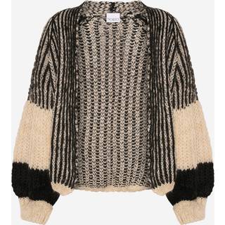 Noella Liana Knit Cardigan Cream/black