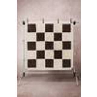 GANNAT firkantet uldgulvtæppe 250x250 cm - Beige