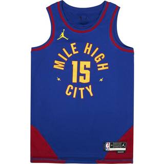 Denver Nuggets Statement Edition Jordan Dri-FIT NBA Swingman-spillertrøje til mænd - blå