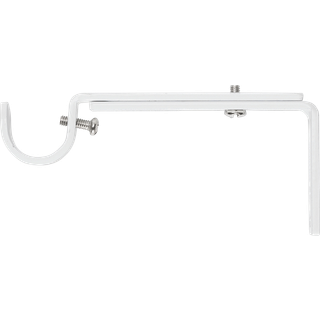 Gardinstangsholder længde 10-15 cm - Hvid