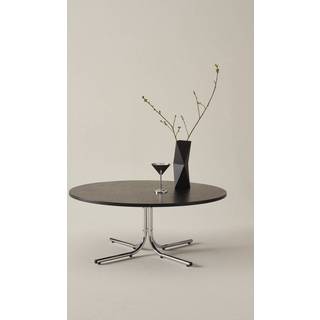 CHIPLEY sofabord diameter 100 cm - Sort