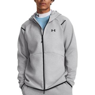 Sweatshirt med hætte Under Armour UA Unstoppable Flc FZ-GRY 1379806-011 Størrelse S