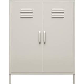 Skab med 1 dør i Metal Taupe