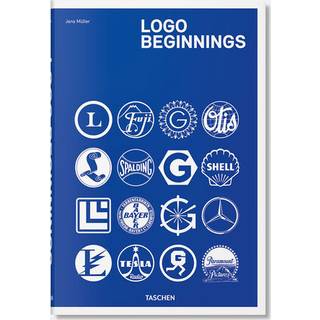 Taschen Coffee Table Books - 'Logo Beginnings' in MULTICOLOR Paper