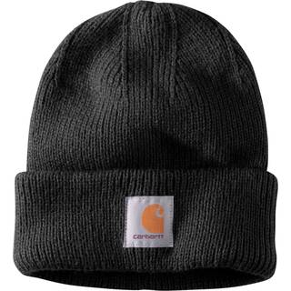 CARHARTT Hue Rib Knit Acrylic Hat BLACK OFA