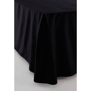ZACK SATIN sengekappe med satin 60 cm økologisk - Sort