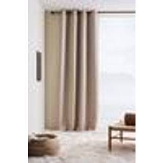 KYLIE mørklægningsgardin med sejlringe - 1 længde - Beige