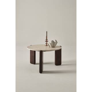 TILOU sofabord Ø 76 cm - Beige