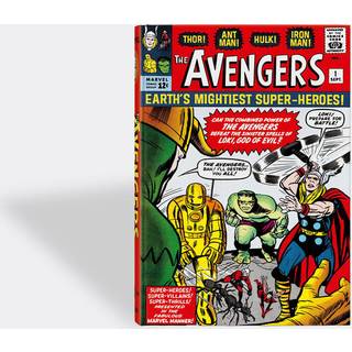 Taschen Coffee Table Books - 'Marvel Comics Library, Avengers. Vol. 1. 1963–1965' in Multicolour Paper