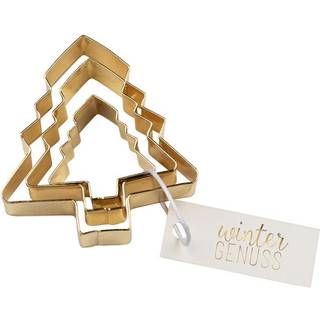 Udstiksforme Christmastree, sæt á 3 stk