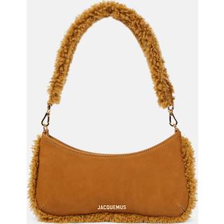 Jacquemus Le Bisou Doux Small leather shoulder bag - beige - One Size